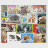 Papier Cadeau Composition de chaton cuite (Plat)