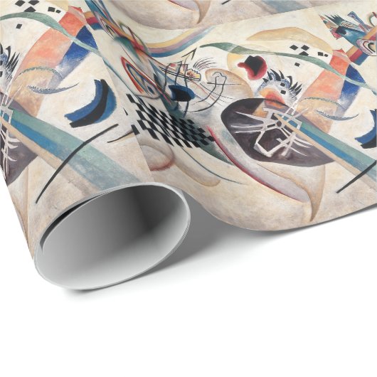 Papier Cadeau Composition de Kandinsky (Coin rond)