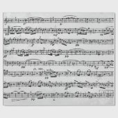 Papier Cadeau Composition De Musique Sur Les Flammes De Neige Ar (Plat)