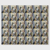 Papier Cadeau Composition d'œuvre d'art abstraite (Plat)