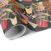 Papier Cadeau Composition Kandinsky 10 Peinture Abstraite (Coin rond)