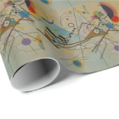 Papier Cadeau Composition Kandinsky VIII (Coin rond)