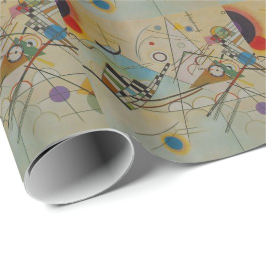 Papier Cadeau Composition Kandinsky VIII (Coin rond)