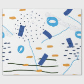 Papier Cadeau Composition moderne Abstraite (Plat)