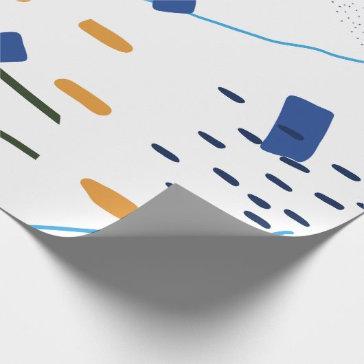 Papier Cadeau Composition moderne Abstraite (Coin)