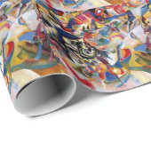 Papier Cadeau Composition VII de Kandinsky (Coin rond)