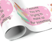 Papier Cadeau Comprendre Quelque Chose ? (Coin rond)