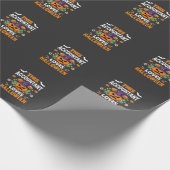 Papier Cadeau Comptable Aime Halloween Citrouille Comptable Desi (Coin)