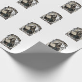 Papier Cadeau Comptable d'Halloween Sorcière Conception de Fauch (Coin)