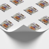 Papier Cadeau Comptable Halloween Drôle Saison fiscale effrayant (Coin)