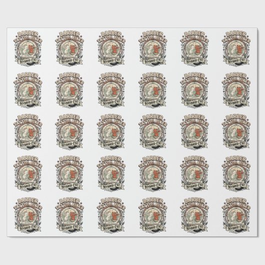 Papier Cadeau Comptable Saison Fiscale Chat Comptable Saison Fis (Plat)