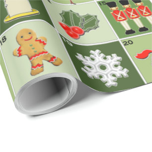 Papier Cadeau Compte à rebours de Noël