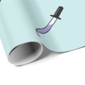 Papier Cadeau Compte-gouttes d'oeil (Coin rond)