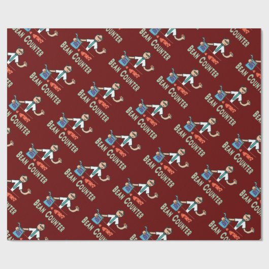 Papier Cadeau Compteur principal comptable (Plat)