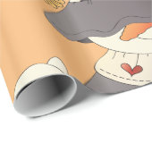 Papier Cadeau Comptez vos bénédictions (Coin rond)