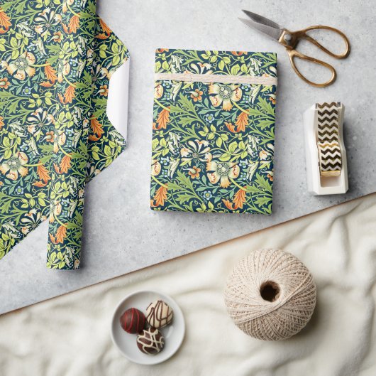 Papier Cadeau Compton, un motif William Morris, Wrapping Paper (Artisanat)
