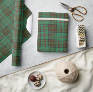 Papier Cadeau Comté de Dublin Tartan