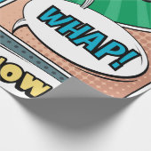 Papier Cadeau concept créatif Abstrait comic pop art style blan (Coin)