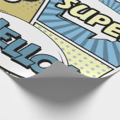 Papier Cadeau concept créatif Abstrait comic pop art style blan (Coin)