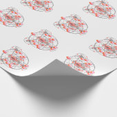 Papier cadeau Concepteur d'amas spatial (Coin)