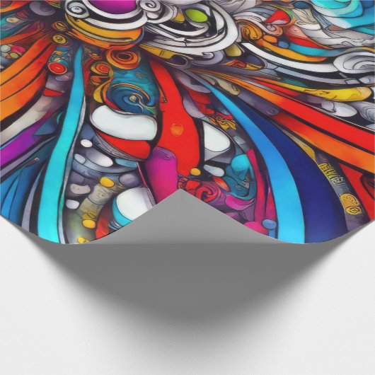 Papier Cadeau Conception abstraite (Coin)