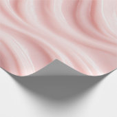 Papier Cadeau Conception Abstraite Crème Rose (Coin)