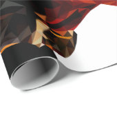 Papier Cadeau Conception abstraite de petit triangle poly (Coin rond)