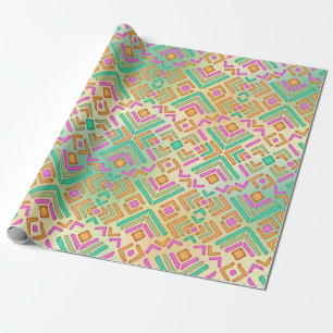 Papier Cadeau Conception abstraite dynamique