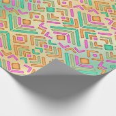 Papier Cadeau Conception abstraite dynamique (Coin)