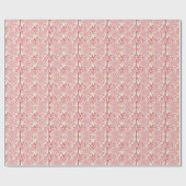 Papier Cadeau Conception Abstraite Éclatement Rouge et Vert (Plat)