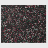 Papier Cadeau Conception abstraite FusionVibrance (Plat)