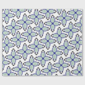 Papier Cadeau conception abstraite personnalisée sur papier d'em (Plat)