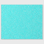 Papier Cadeau Conception Aqua (Plat)