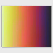 Papier Cadeau Conception arc-en-ciel (Plat)