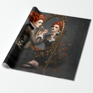 Papier Cadeau Conception artistique gothique vintage
