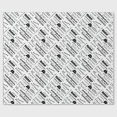 Papier Cadeau Conception auxiliaire des textes de médecin (Plat)