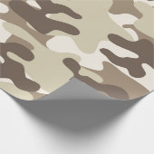 Papier Cadeau Conception Brown de Camo (Coin)