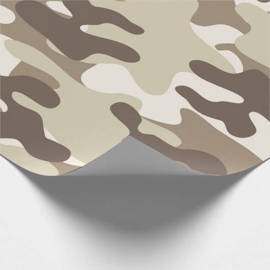 Papier Cadeau Conception Brown de Camo (Coin)