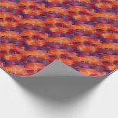 Papier Cadeau Conception colorée Abstraite d'automne (Coin)