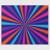 Papier Cadeau Conception colorée des roues tournantes (Plat)