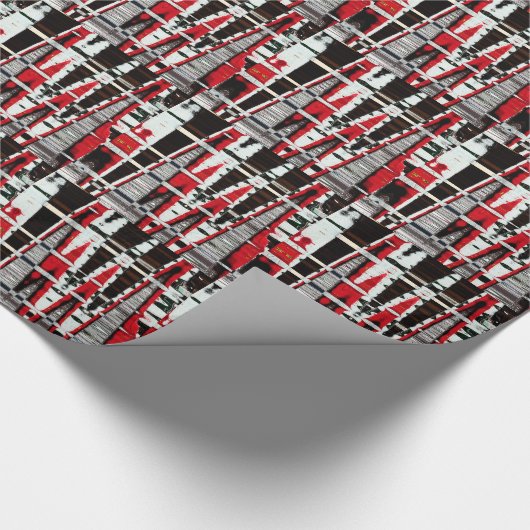 Papier Cadeau Conception d'Absract avec "Ferrari rouge" pour le (Coin)