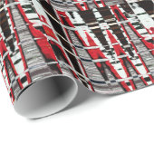 Papier Cadeau Conception d'Absract avec "Ferrari rouge" pour le (Coin rond)