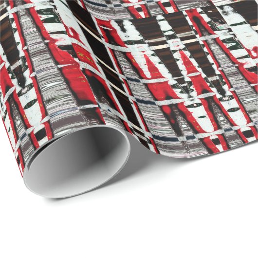 Papier Cadeau Conception d'Absract avec "Ferrari rouge" pour le (Coin rond)