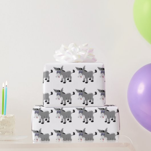 Papier Cadeau Conception d'âne (Cadeaux de fête)