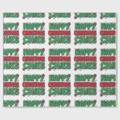 Papier Cadeau conception d'animal charmant (Plat)
