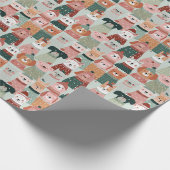 Papier Cadeau conception d'animal charmant (Coin)
