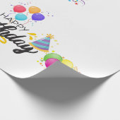 Papier Cadeau Conception d'anniversaire Article-02 (Coin)