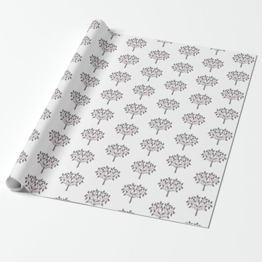 Papier Cadeau conception d'arbre à baies (Déroulé)