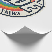 Papier Cadeau Conception de badge arc-en-ciel de protestation de (Coin)