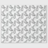 Papier Cadeau Conception de baskets (Plat)